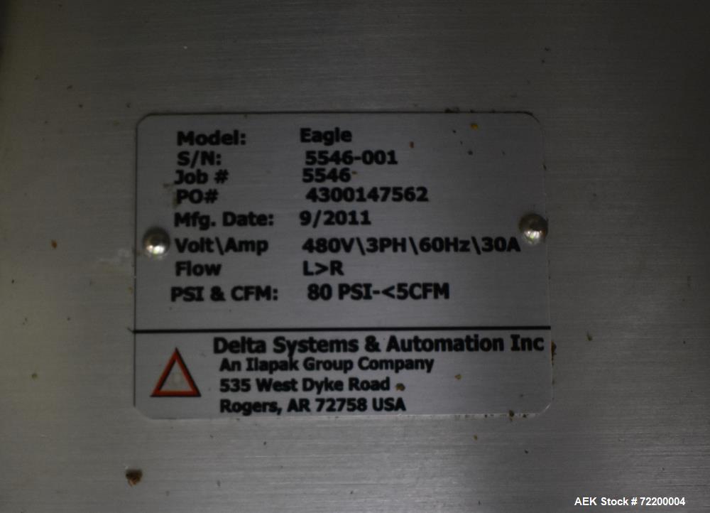 Used- Delta Systems / Ilapak Eagle High Speed Automatic Cold Seal Horizontal Flo